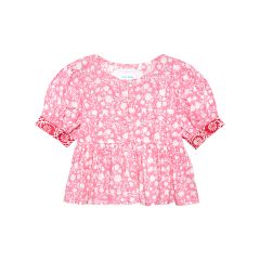 Tribbie Top - Pink Soft Flower