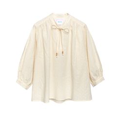 Flo Pull-Over Top - Ecru Akoba