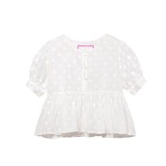 Tribbie Top - Marshmallow Polka 