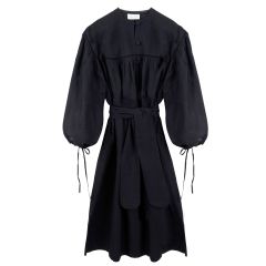 Cleo Blouse dress - black