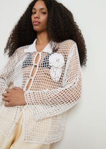 Laurence Crochet Shirt - Marshmallow