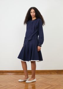 Mandarin Shirt - Navy