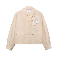 Ami Jacket - Ivory Water Lily 