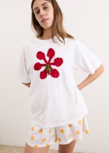 Charly Tee - Red Rocket Flower