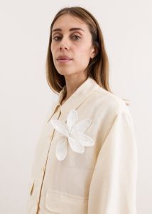 Ami Jacket - Ivory Water Lily 