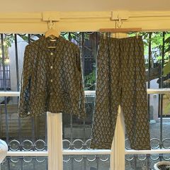 Classic Pajama - Fern Block Print