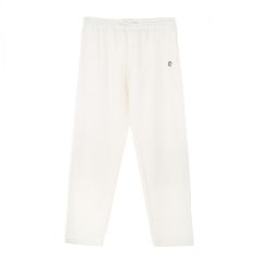 Latte Mens pant - embroidered flower