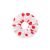 Scrunchie - Candy Red Polka 