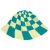 Check Swirl Hat - Emerald