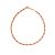 Leo Beaded Necklace - Orange