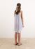Tallulah Nighty Dress - Lilac Stripe